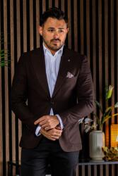 Elite Fashion Barna slim fit sportzakó - 46 ( s )