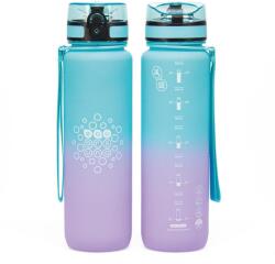 Ars Una BPA-mentes motivációs kulacs matt világoskék-lila színátmenetes 1000 ml Orchidea (56574555)