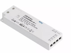 GTV Tápegység LED 12V, 30W, IP20, 6 mini AMP csatlakozóval, 1, 5fm kábellel, villásdugóval (LD-ZAS30WEC-30)