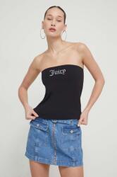 Juicy Couture top női, nyitott hátú, fekete - fekete M