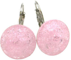 DIANA 14 mm-es fülbevaló (light rose ice) (2023052326)