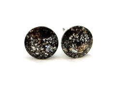 SOPHIA fülbevaló - 12 mm (black patina) (3241065)