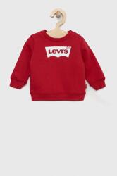 Levi's gyerek melegítőfelső pamutból piros, nyomott mintás - piros 68