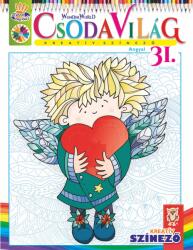 Kid Plusz Média Kft Csodavilág Kreatív színező 31. - Angyal (9786156481665)