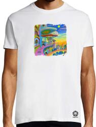 Magnolion Pszichedelikus épületek v2 póló