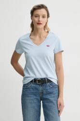 Levi's pamut póló női - kék XL