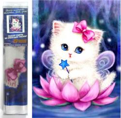 NORIMPEX - Puzzle Tablou cu diamante: Pisica Zana 30x40 cm - 1 - 39 piese