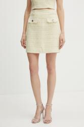 Guess szoknya SOFIA sárga, mini, ceruza fazonú, W4YD68 WGAO2 - sárga S
