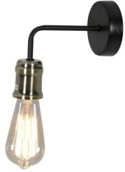 Aplica de perete GOLDIE 1X60W E27 Patină Neagră (Fără bec)