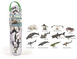 CollectA Cutie cu 12 minifigurine pictate manual Animale marine 3 A1211 (COLA1211Box) - kidostore Figurina