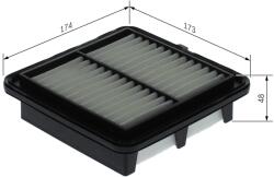 Bosch Filtru aer BOSCH F 026 400 729 (F 026 400 729) - automobilus