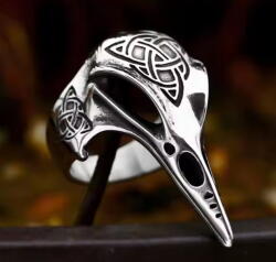 NNM пръстен Steel Viking Skull Raven - SS8-1272R