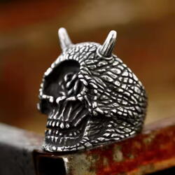 NNM пръстен Skull Horn - SS8-1309R