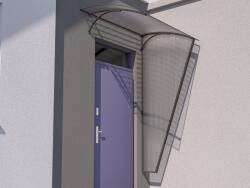COVERNIT Perete lateral L-160 antracit / transparent Dreaptă (8252621)