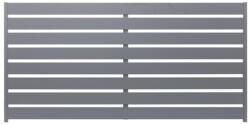 Covernit Panou de gard din aluminiu cu fante pentru montaj în zidărie 2000 x 1000 mm (828152010SZ)