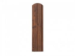 Covernit Șipcă de gard din tablă Spazio rotunjită nuc 125 x 11, 5 x 0, 9 cm (SPOPLDZL1250OR)
