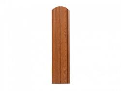 Covernit Șipcă de gard din tablă Spazio rotunjită stejar auriu 125 x 11, 5 x 0, 9 cm (SPOPLDZL1250DUB)