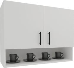 haaus Corp Superior Berna, 2 Usi, cu spatiu, Alb, 80 x 30 x 60 cm (925468)