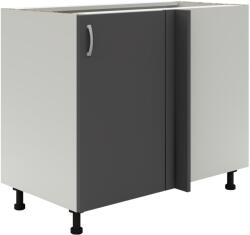 haaus Corp Baza Colt Karo, Antracit/Alb, 98 x 50 x 80 cm (912840)