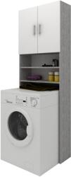haaus Dulap Masina de Spalat Fyn, Beton/Alb, 65 x 27 x 190 cm (911560)