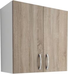 haaus Corp Superior Karo, 2 Usi, Stejar Sonoma Inchis/Alb, 60 x 30 x 60 cm (912048)