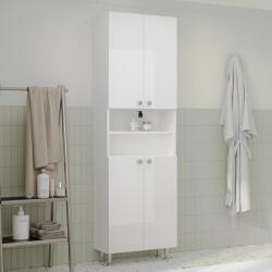 haaus Soldat Baie Zaria, 4 Usi, Alb lucios/Alb, MDF, L 60 x l 27 x H 190 cm (912949)