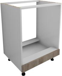haaus Corp Cuptor Karo, Stejar Sonoma Inchis/Alb, 60 x 50 x 80 cm (911997)