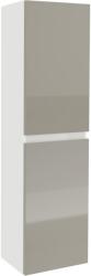 haaus Soldat Baie Zed, Suspendat, 2 Usi, Gri Lucios/Alb, MDF, L 29 x l 22 x 104 cm (922559)