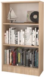 haaus Biblioteca Flint, 2 Polite, Stejar Sonoma, 70 x 32 x 122 cm (910723)