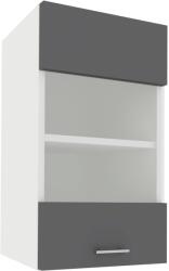 haaus Corp Superior Karo, O Usa, cu sticla, Antracit/Alb, 40 x 30 x 60 cm (917531)