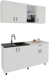 haaus Bucatarie Roma, Alb, L 160 cm (925444)