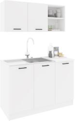 haaus Set Bucatarie Ara, Alb, L 120 cm (924645)