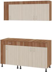 haaus Set Bucatarie Reno, Prun/Ulm Deschis, L 150 cm (910037)