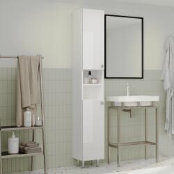 haaus Soldat Baie Zaria, 2 Usi, Alb lucios/Alb, MDF, L 30 x l 27 x H 190 cm (912932)