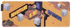 Paladone Paladone, Minecraft: Adventure, Large, 80 x 30 cm, Szövet, Csúszásmentes, Gamer, Billentyűzet és egérpad (PP11395MCF)