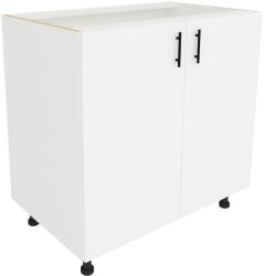 haaus Corp Baza Karo, 2 Usi, Alb, 80 x 50 x 80 cm (917043)