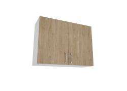 haaus Corp Superior Karo, 2 Usi, Lemn Natural/Alb, 80 x 30 x 60 cm (505073)