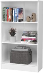haaus Biblioteca Flint, 2 Polite, Alba, 70 x 32 x 122 cm (916374)