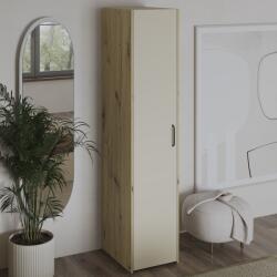 haaus Dulap Malmo, 1 Usa, cu polite, Stejar Artisan/Argila, 42 x 52 x 200 cm (922863)