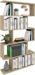 haaus Biblioteca Kimo, 5 Casete, Stejar Artisan, 90 x 20 x 160 cm (925499)