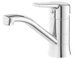haaus Baterie Bucatarie Sanobi Urban, pipa medie, Argintiu, cartus ceramic D 40 mm (39874)