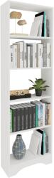 haaus Biblioteca Vivy, 4 Polite, Alb, 57 x 23 x 180 cm (924836)