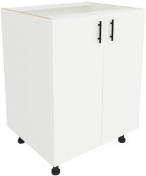 haaus Corp Baza Karo, 2 Usi, Alb, 60 x 50 x 80 cm (917036)
