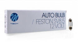 m-tech C10W, SV8.5 31mm szofita halogén izzó 12V - 10W 1db (72Z42)