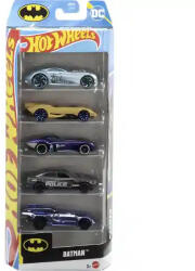 Mattel Hot Wheels kisautók 5 darabos szett - Batman (JBJ76) - jatekbirodalom