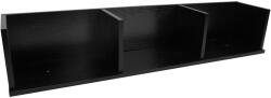 AGA Fali polc, 79×15×16 cm, fekete (MR2137-Black)
