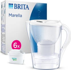 BRITA Cana filtranta Marella Cool Maxtra 2.4L+ 6 filtre Maxtra Pro All-In-1, alb