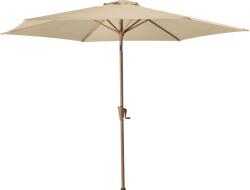 ROJAPLAST WOOD Dönthető napernyő, bézs, 3 m (607/305)