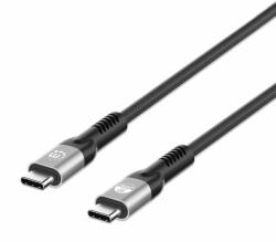 Manhattan Кабел Manhattan 356374, от USB C(м) към USB C(м), 1m, 240W, . черен (356374)