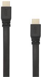 SBOX Кабел sbox, hdmi(м) към hdmi(м), плосък, 1.5м, черен (hdmi-flat-15b)